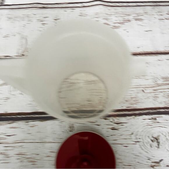 TUPPERWARE Vintage Sheer Frosted Beverage Pitcher - Picture 6 of 7